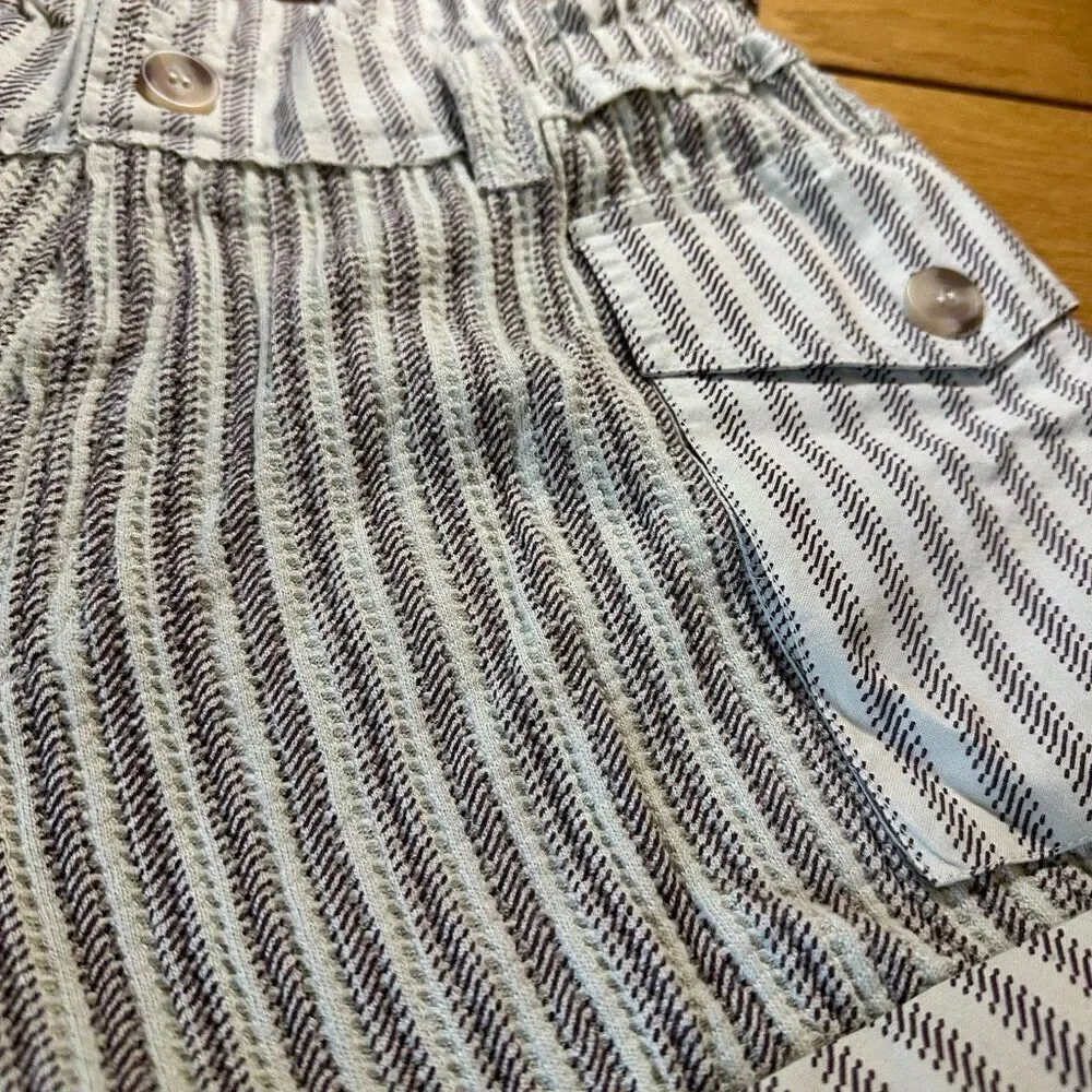 Free People One Hariet striped shorts small